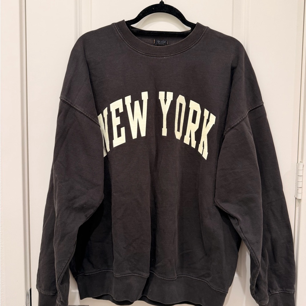 PacSun Black Off-the-Shoulder Sweater